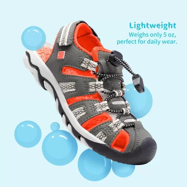 imageDREAM PAIRS Boys amp Girls ToddlerLittle KidBig Kid 160912K Outdoor Summer SandalsOliveGreenBeigeOrange