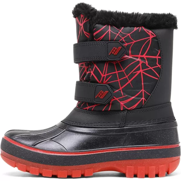 imageDREAM PAIRS Boys amp Girls ToddlerLittle KidBig Kid Ducko Ankle Winter Snow BootsBlackRed