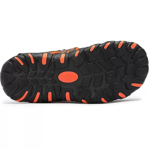 imageDREAM PAIRS Boys amp Girls ToddlerLittle KidBig Kid Outdoor Summer SandalsBrown Orange