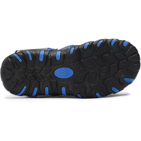 imageDREAM PAIRS Boys amp Girls ToddlerLittle KidBig Kid Outdoor Summer SandalsGrey Royal