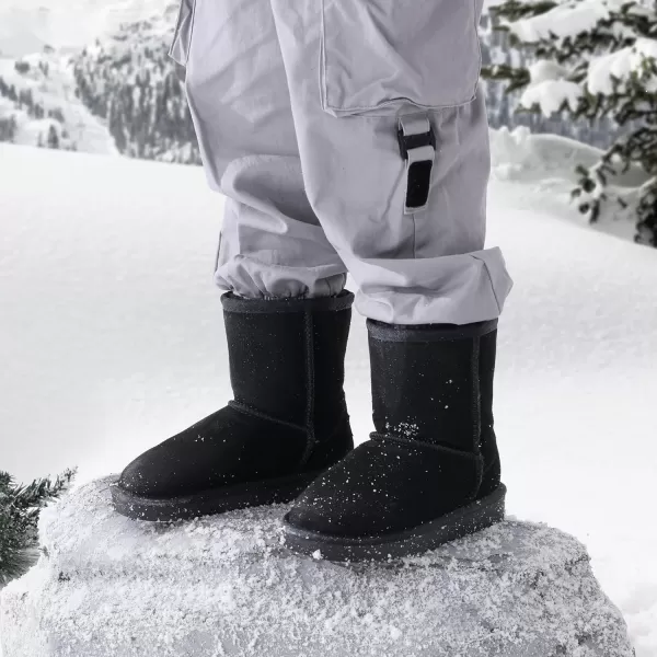 imageDREAM PAIRS Boys amp Girls ToddlerLittle KidBig Kid Winter Snow BootsBlack
