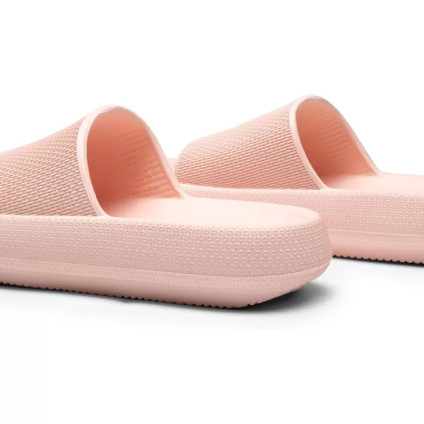 imageDREAM PAIRS Cloud House Slippers for Women Womens Sandals Shower Shoes Indoor Pillow Slides Bathroom Slip On Beach Sandals Ultra Cushion Quick Drying Lightweight Thick Sole NonSlip Easy to CleanPink