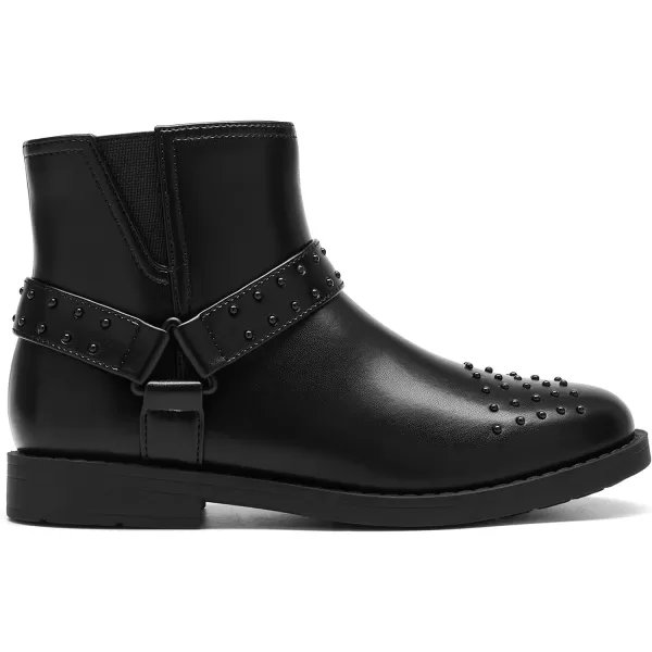 imageDREAM PAIRS Girls Boots Ankle Fashion Boots Little KidBig KidBlack