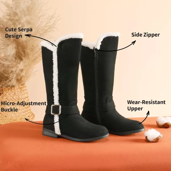 imageDREAM PAIRS Girls Boots Side Zipper Mid Calf Winter BootsToddlerLittle KidDREAM PAIRS Girls Boots Side Zipper Mid Calf Winter BootsToddlerLittle Kid