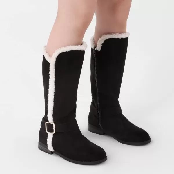 imageDREAM PAIRS Girls Boots Side Zipper Mid Calf Winter BootsToddlerLittle KidDREAM PAIRS Girls Boots Side Zipper Mid Calf Winter BootsToddlerLittle Kid