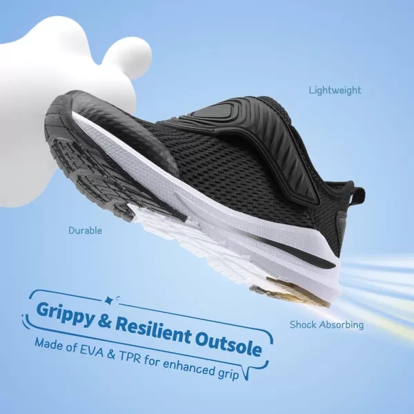 imageDREAM PAIRS Girls Boys Sneakers Kids Tennis Athletic Running Shoes for Little KidBig KidBlack