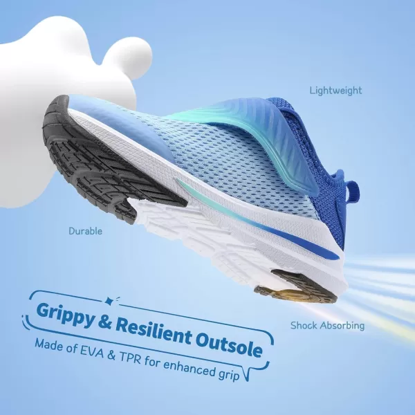 imageDREAM PAIRS Girls Boys Sneakers Kids Tennis Athletic Running Shoes for Little KidBig KidBlueNavy