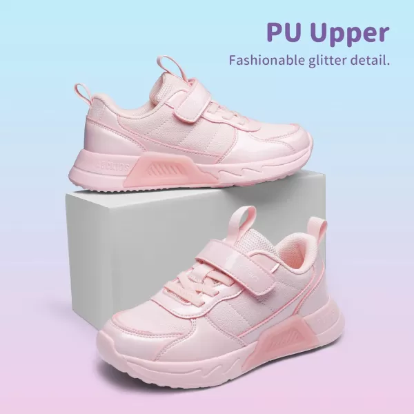 imageDREAM PAIRS Girls Boys Sneakers ToddlerLittle Kids Casual Lightweight Tennis Sneakers Walking Glitter ShoesPink