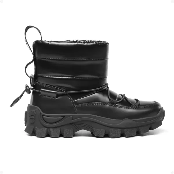 imageDREAM PAIRS Girls Boys Snow Boots Slip Resistant Outdoor Warm Ankle Winter Shoes ToddlerLittle KidBlack