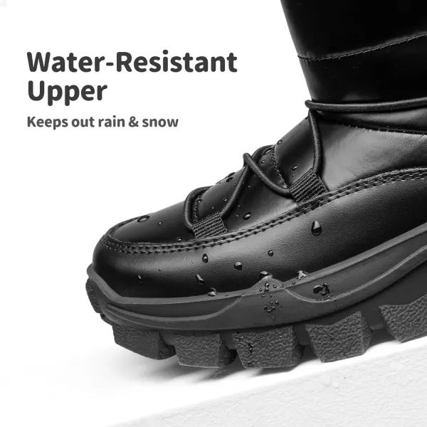imageDREAM PAIRS Girls Boys Snow Boots Slip Resistant Outdoor Warm Ankle Winter Shoes ToddlerLittle KidBlack