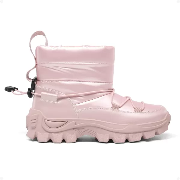 imageDREAM PAIRS Girls Boys Snow Boots Slip Resistant Outdoor Warm Ankle Winter Shoes ToddlerLittle KidPink