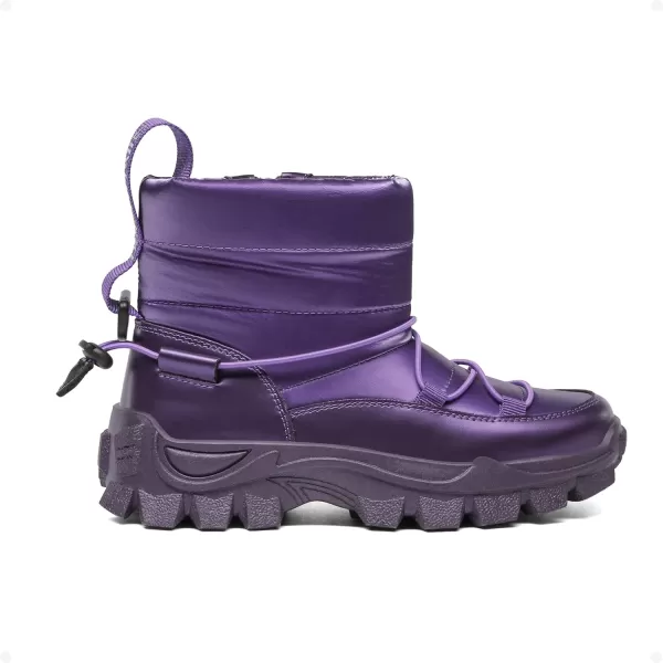 imageDREAM PAIRS Girls Boys Snow Boots Slip Resistant Outdoor Warm Ankle Winter Shoes ToddlerLittle KidPurple