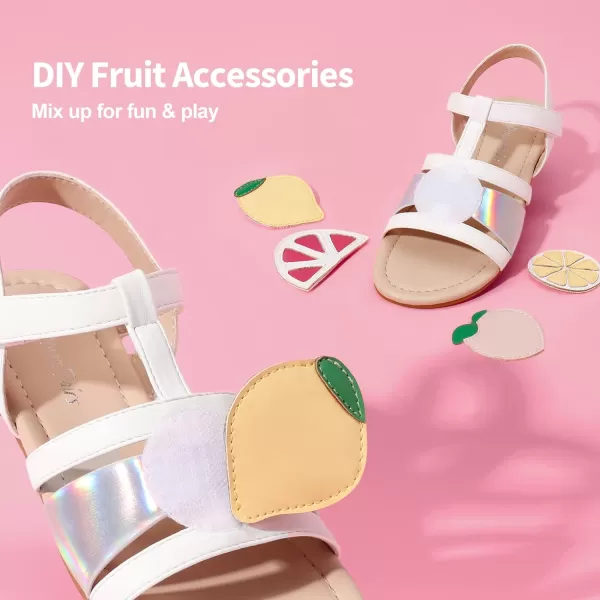 imageDREAM PAIRS Girls Casual Sandals Open Toe Cute SandalsDREAM PAIRS Girls Casual Sandals Open Toe Cute Sandals