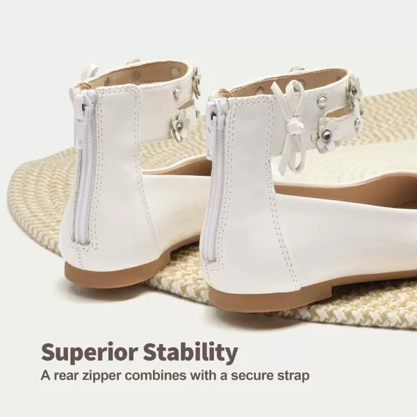 imageDREAM PAIRS Girls Dress Shoes Ankle Strap Flower Girl Ballet FlatsDREAM PAIRS Girls Dress Shoes Ankle Strap Flower Girl Ballet Flats