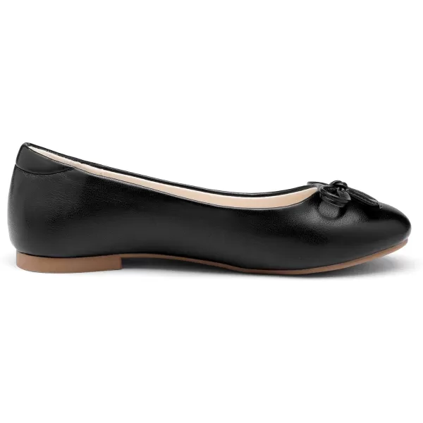 imageDREAM PAIRS Girls Dress Shoes Fashion Bow Ballet FlatsBlack