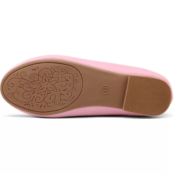 imageDREAM PAIRS Girls Dress Shoes Fashion Bow Ballet FlatsRosePink