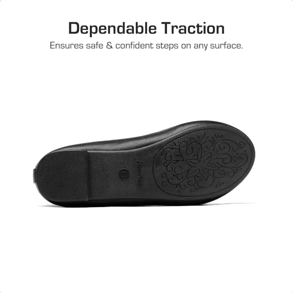 imageDREAM PAIRS Girls Dress Shoes Girls Ballerina Flat Ankle Strap Ballet Flats ToddlerLittle KidBig KidBlack