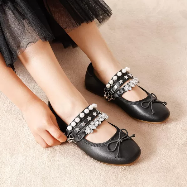 imageDREAM PAIRS Girls Dress Shoes Interchangeable Straps Fashion Bow Ballerina Flower Girl Ballet Flats DIYDREAM PAIRS Girls Dress Shoes Interchangeable Straps Fashion Bow Ballerina Flower Girl Ballet Flats DIY