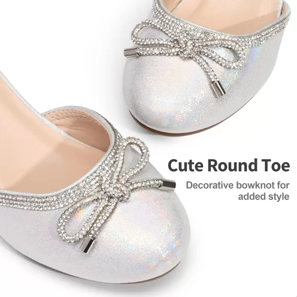 imageDREAM PAIRS Girls Dress Shoes Pumps Low Heels Sandals Flower Party Wedding PrincessSilver