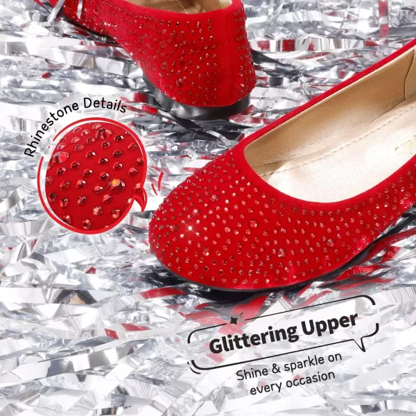 imageDREAM PAIRS Girls Dress Shoes Slip on Ballerina FlatsToddlerLittle KidBig KidMuyshinered