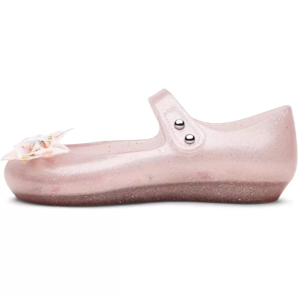 imageDREAM PAIRS Girls Dress Shoes Toddler Cosplay Clear Sparkle Jelly Sandals with Bow Mary Jane FlatsPink