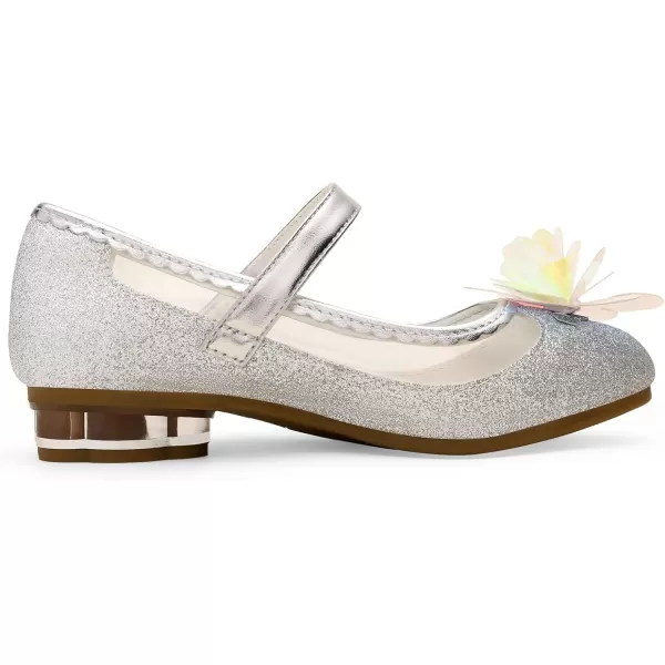 imageDREAM PAIRS Girls Dress Shoes Wedding Glitter Party Flower Princess Low Heel ShoesDREAM PAIRS Girls Dress Shoes Wedding Glitter Party Flower Princess Low Heel Shoes