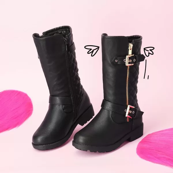 imageDREAM PAIRS Girls Faux Fur Lining Knee High Winter Motorcycle Riding Boots ToddlerLittle KidBig KidDREAM PAIRS Girls Faux Fur Lining Knee High Winter Motorcycle Riding Boots ToddlerLittle KidBig Kid