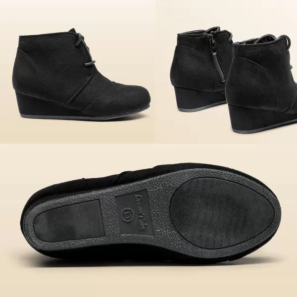 imageDREAM PAIRS Girls Low Wedge Heel Booties Side Zipper Ankle Boots ToddlerLittle KidBig KidDREAM PAIRS Girls Low Wedge Heel Booties Side Zipper Ankle Boots ToddlerLittle KidBig Kid