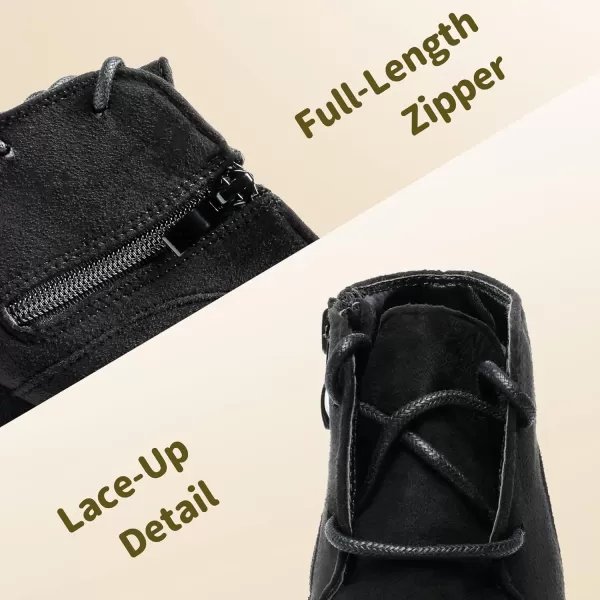 imageDREAM PAIRS Girls Low Wedge Heel Booties Side Zipper Ankle Boots ToddlerLittle KidBig KidDREAM PAIRS Girls Low Wedge Heel Booties Side Zipper Ankle Boots ToddlerLittle KidBig Kid