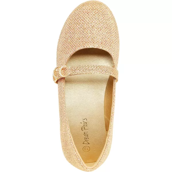 imageDREAM PAIRS Girls Mary Jane Ballet Flat Dress ShoesToddlerLittle KidRoseGold