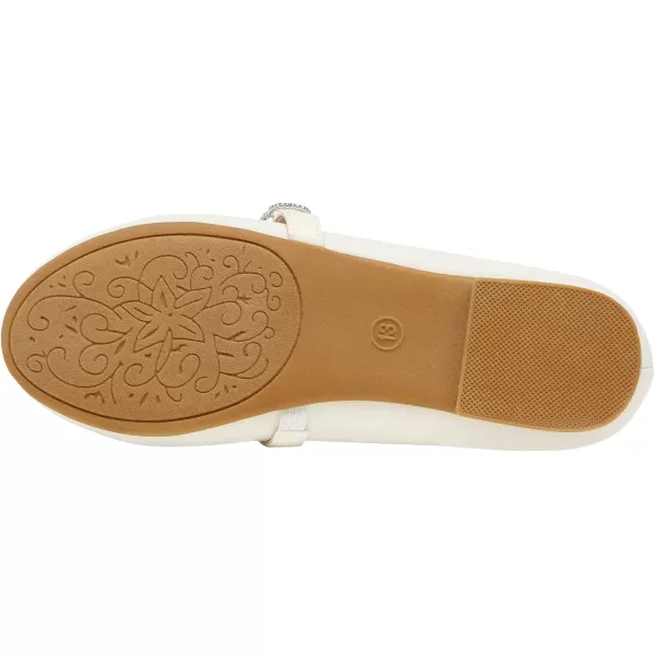 imageDREAM PAIRS Girls Mary Jane Ballet Flat Dress ShoesToddlerLittle KidWhite