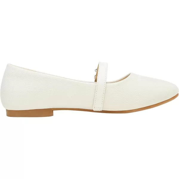 imageDREAM PAIRS Girls Mary Jane Ballet Flat Dress ShoesToddlerLittle KidWhite