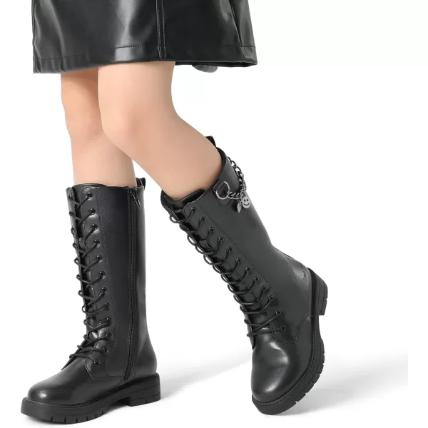 imageDREAM PAIRS Girls Riding Boots Knee High Side Zipper Mid Calf Shoes Little KidBig KidDREAM PAIRS Girls Riding Boots Knee High Side Zipper Mid Calf Shoes Little KidBig Kid