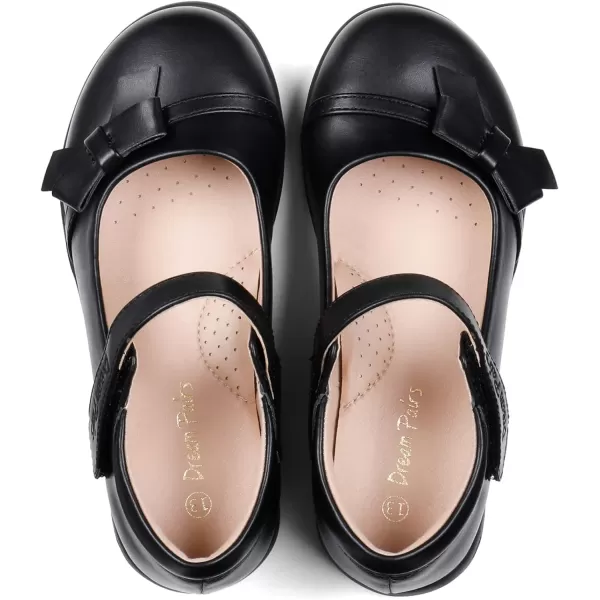 imageDREAM PAIRS Girls School Uniform Shoes Mary Jane Dress FlatsLittle KidBig KidBlackPu