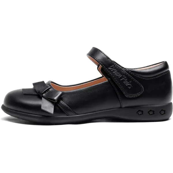 imageDREAM PAIRS Girls School Uniform Shoes Mary Jane Dress FlatsLittle KidBig KidBlackPu