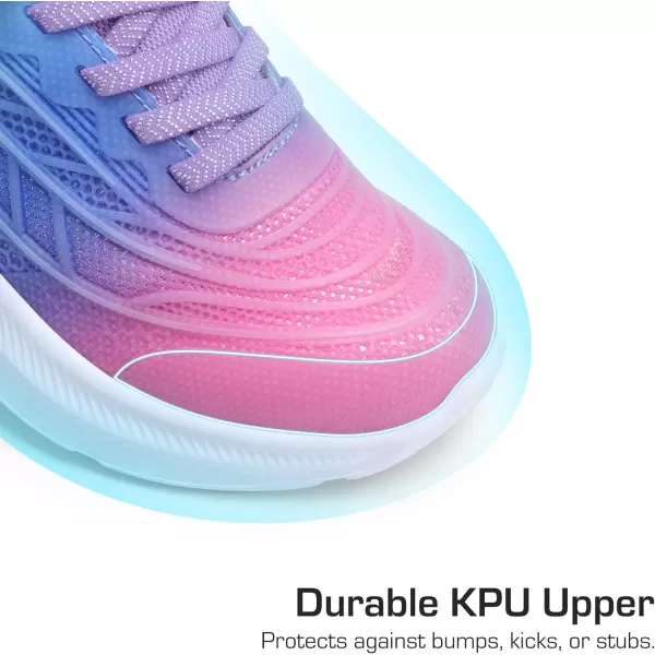 imageDREAM PAIRS Girls Shoes Tennis Athletic Lightweight Shoes Kids Running Sneakers for LittleBig KidsPinkBlueGreen