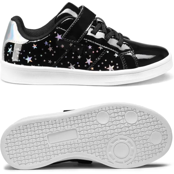 imageDREAM PAIRS Girls Sneakers Toddler Little Kids Tennis School Walking ShoesBlack