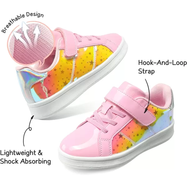 imageDREAM PAIRS Girls Sneakers Toddler Little Kids Tennis School Walking ShoesPink