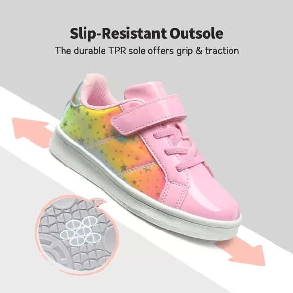 imageDREAM PAIRS Girls Sneakers Toddler Little Kids Tennis School Walking ShoesPink