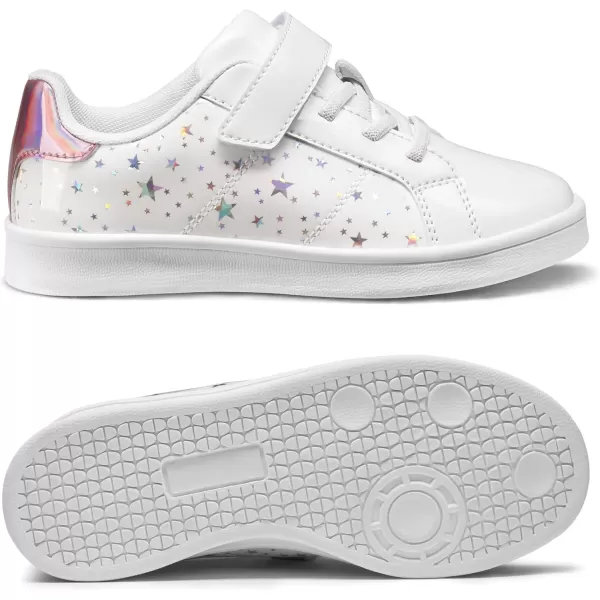imageDREAM PAIRS Girls Sneakers Toddler Little Kids Tennis School Walking ShoesWhite