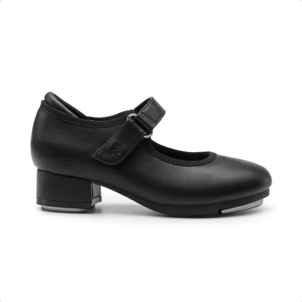 imageDREAM PAIRS Girls Tap Shoes Easy Strap Dance Shoes Girls Mary Jane Flats for ToddlerLittle KidBig KidBlack