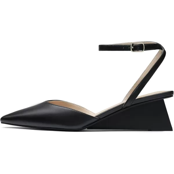 imageDREAM PAIRS Heels for Women Pointed Toe Chunky Heels Pump ShoesBlack