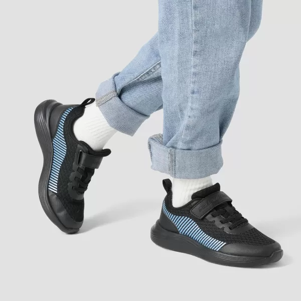 imageDREAM PAIRS Kids Shoes Boys Girls Lightweight Tennis Running Sports Athletic SneakersBlackBlue