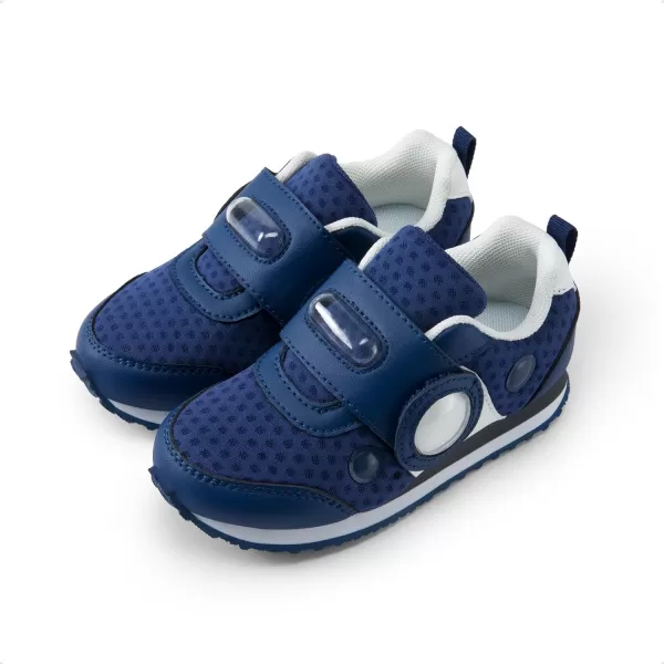 imageDREAM PAIRS Kids Sneakers Toddler Boys Girls Shoes UnisexChild Sneakers NonSlip Walking Shoes for Little Kids with Hook and LoopNavy