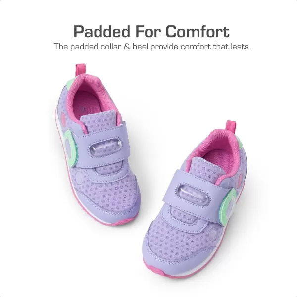 imageDREAM PAIRS Kids Sneakers Toddler Boys Girls Shoes UnisexChild Sneakers NonSlip Walking Shoes for Little Kids with Hook and LoopPurple