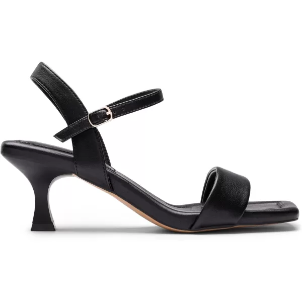 imageDREAM PAIRS Kitten Heels for Women Comfortable Low Heels Sandals Suqare Open Toe Cute Wedding Party Evening Prom Dance Strap Dress Pump Sandals ShoesBlack1