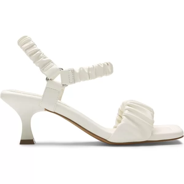 imageDREAM PAIRS Kitten Heels for Women Comfortable Low Heels Sandals Suqare Open Toe Cute Wedding Party Evening Prom Dance Strap Dress Pump Sandals ShoesWhite