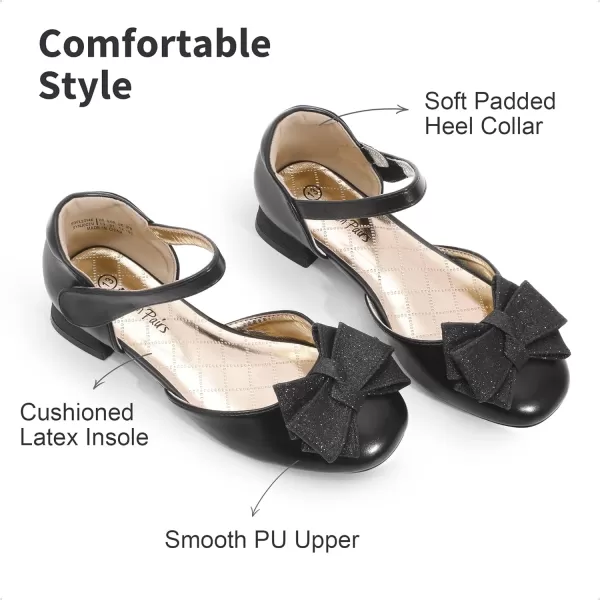 imageDREAM PAIRS Little Girls Low Heel Bow Ballet Wedding Party Sandals Princess Flower Girl Dress ShoesDREAM PAIRS Little Girls Low Heel Bow Ballet Wedding Party Sandals Princess Flower Girl Dress Shoes