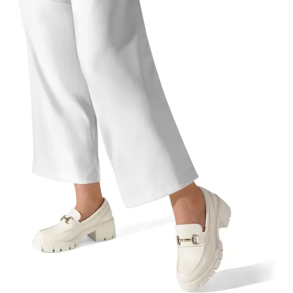 imageDREAM PAIRS Loafers for Women Platform Chunky Loafers amp Slip On Casual ShoesBeige