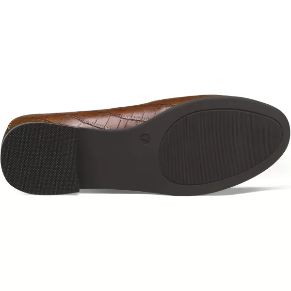imageDREAM PAIRS Loafers for Women Slip On Comfortable Round Toe Casual Fashion Flats Driving ShoesTan StonePu